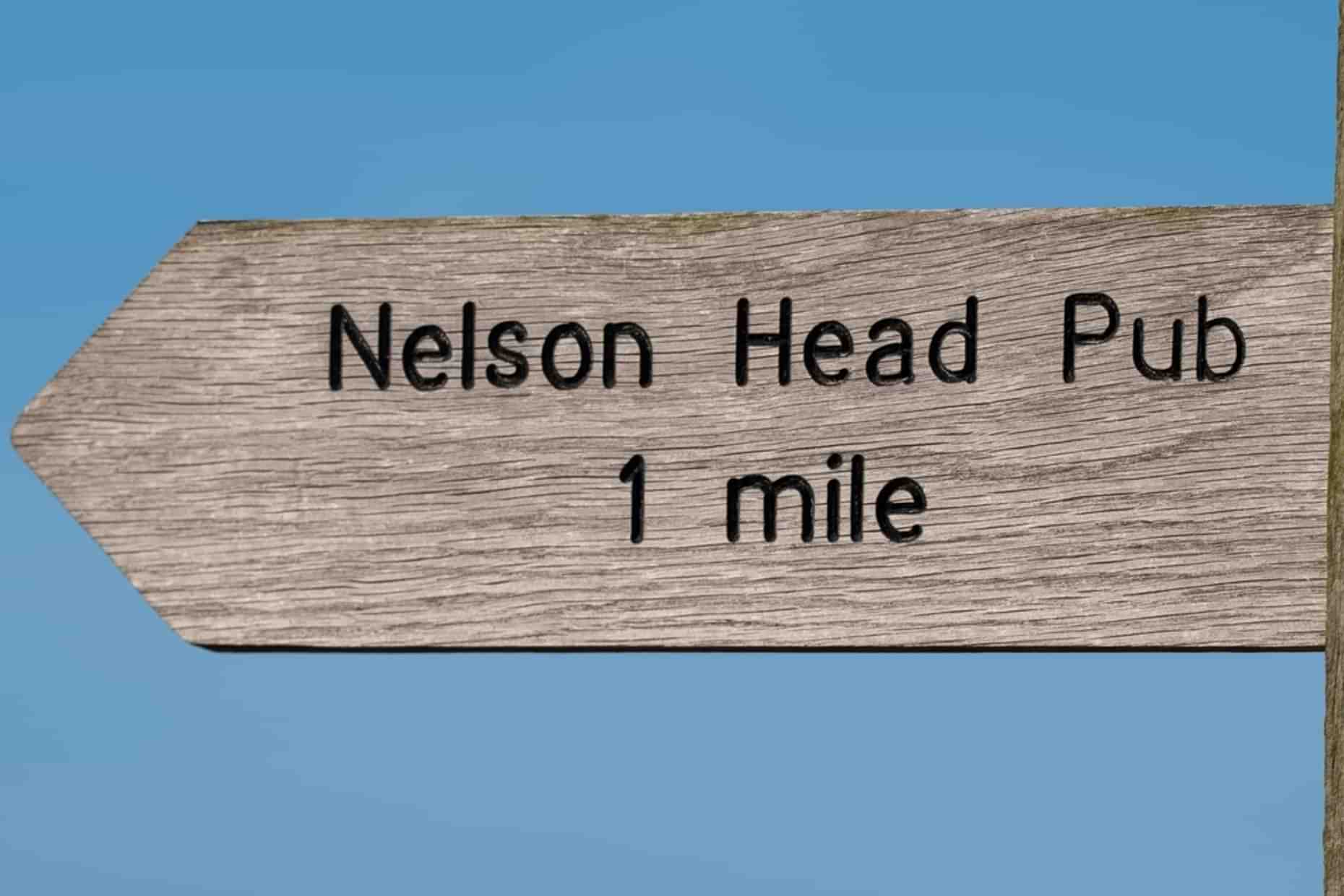 Nelson Head Inn Signpost