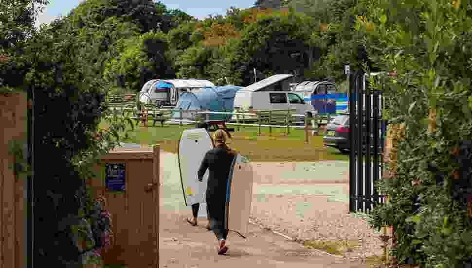 Sun Haven Holiday Park is just a 15 minute walk to award winning Mawgan Porth Beach which is great for surfing