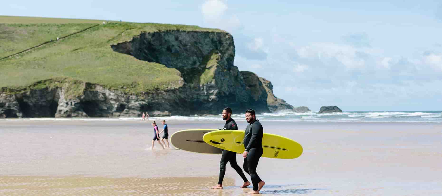 Surfers cornwall